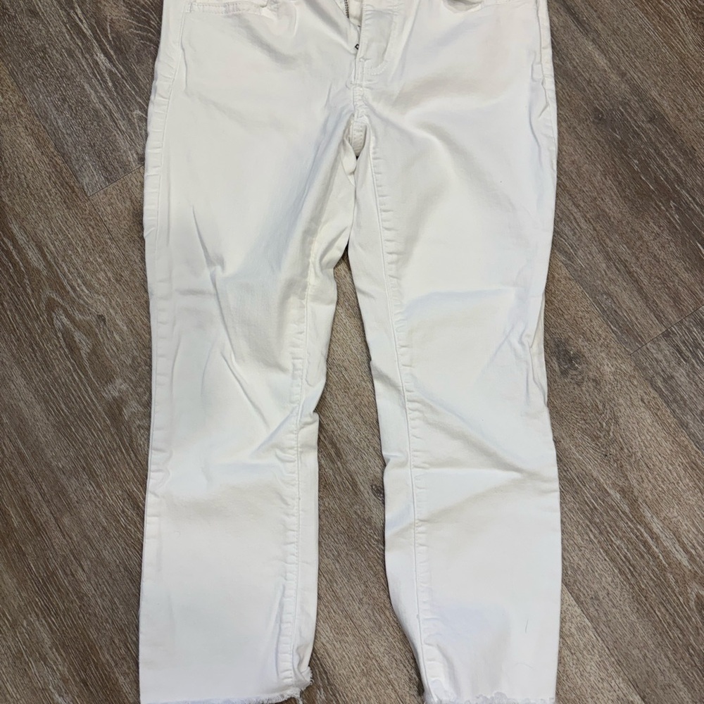 SO Women's white  Ankle Jeans